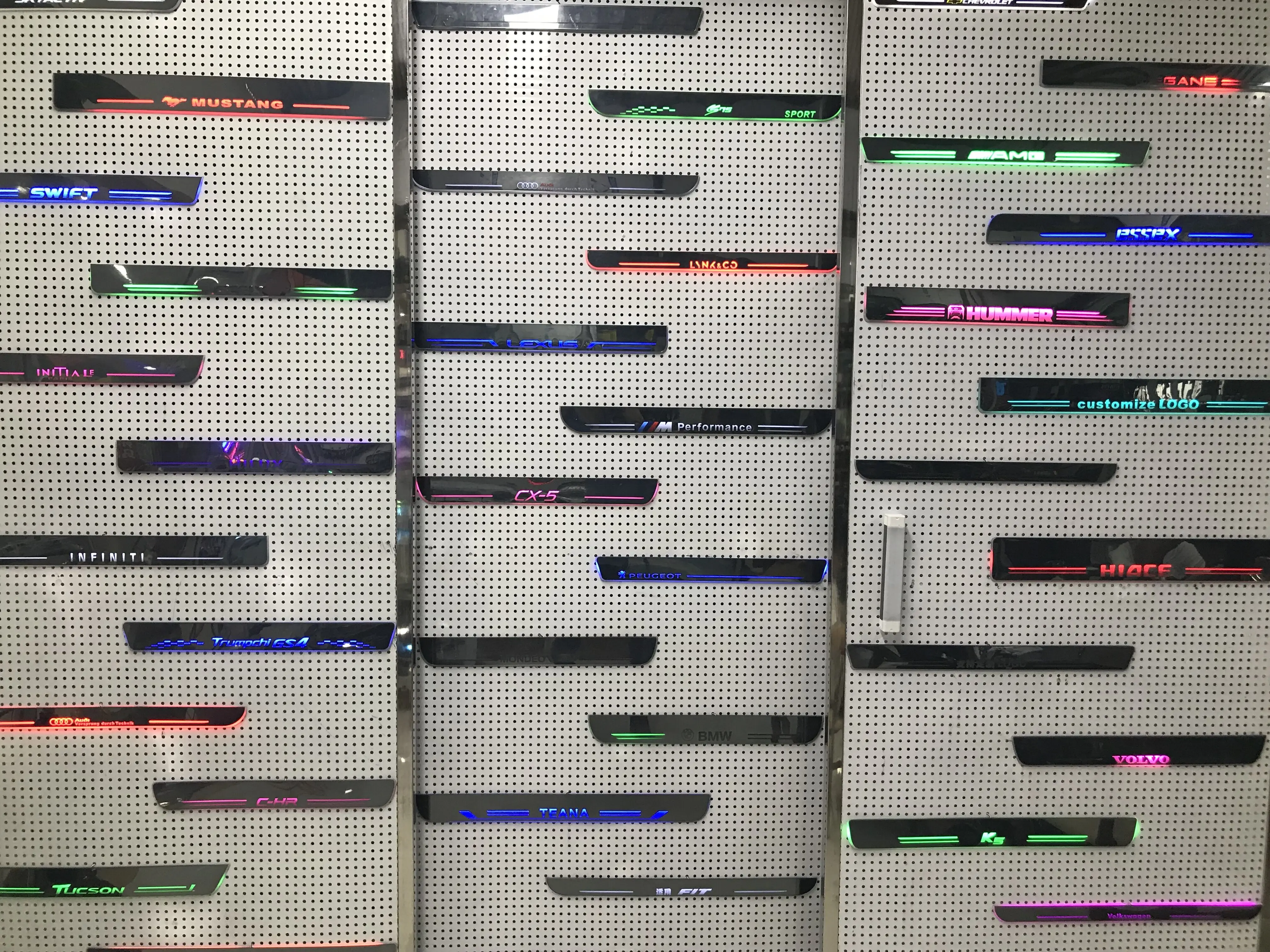 

Led Moving Door Sills for Mercedes Benz Coupe, 2pcs