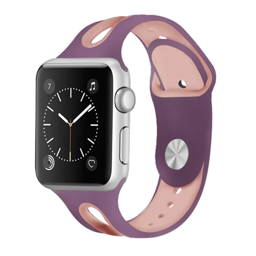 Спортивный ремешок для apple watch pulseira apple watch 4, 3, 5, ремешок 44 мм, 40 мм, iwatch band 42 мм, 38 мм, браслет correa, ремешок для часов