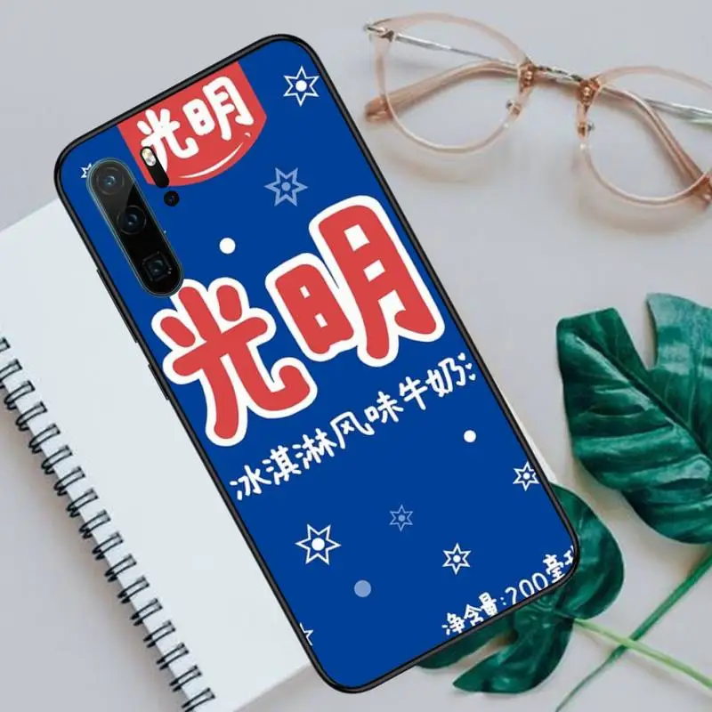 

Japanese Korean Milk tea pattern Phone Case For Huawei honor Mate P 10 20 30 40 Pro 10i 9 10 20 8 x Lite funda coque