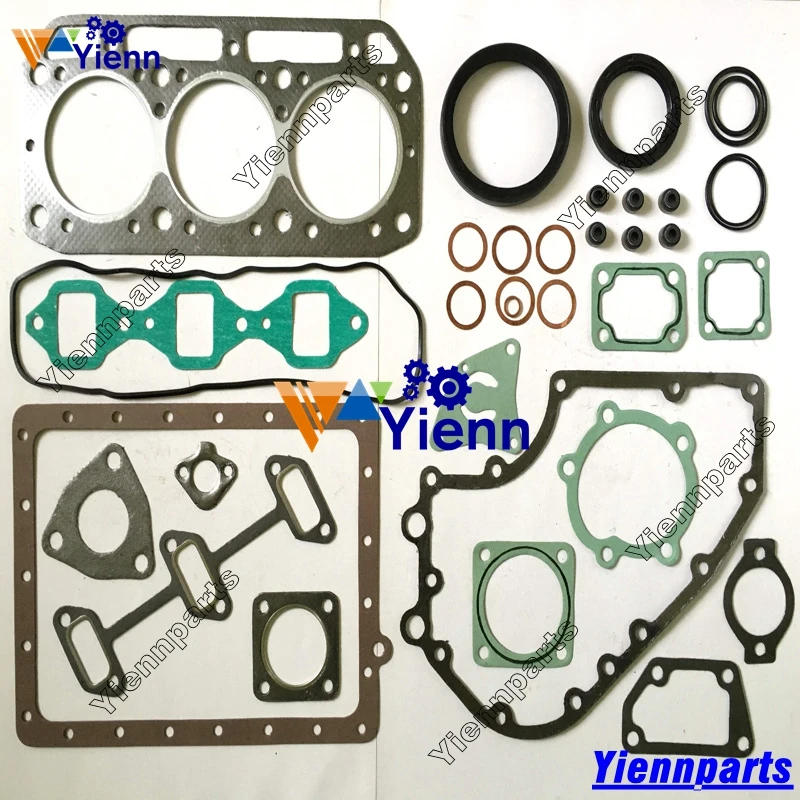 Для Yanmar 3T84 3T84HLE поршень и кольцо гильза цилиндра прокладка подшипник подходит для
