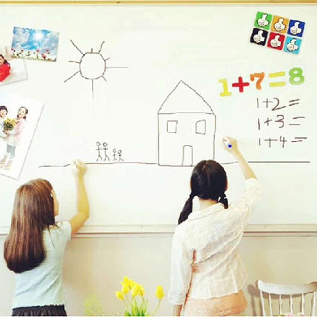 ПВХ Белая Доска стикер креативное сообщение Сделай Сам белая доска наклейки