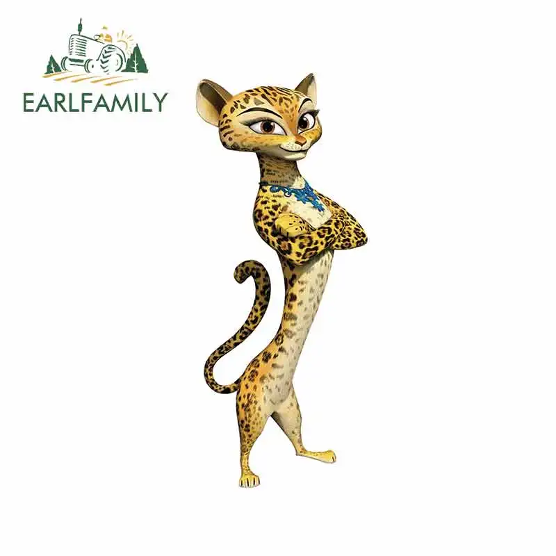 

EARLFAMILY 13 см x 5,7 см для Мадагаскара забавные автомобильные наклейки аниме наклейка подходит для RV устойчивое к царапинам индивидуальное укра...