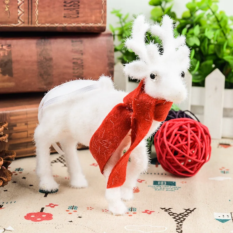 Пенопластовые украшения для рождественской елки белый медведь фотоигрушки