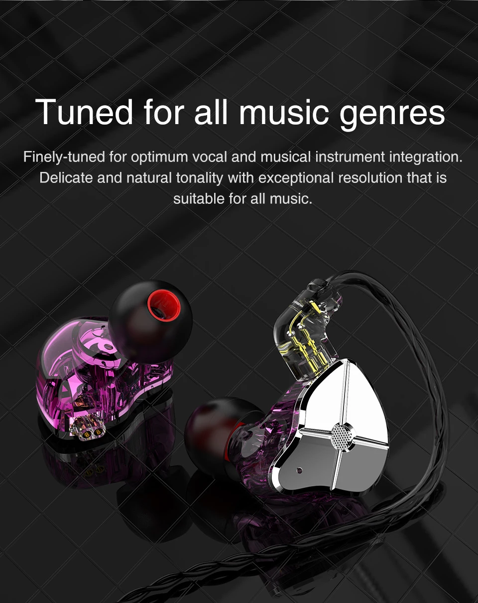 AK TRN ST1 1BA+ 1DD Гибридный Металлический наушник в ухо IEM HIFI DJ монитор для бега спортивные наушники ушные наушники гарнитура наушники BA5/v90