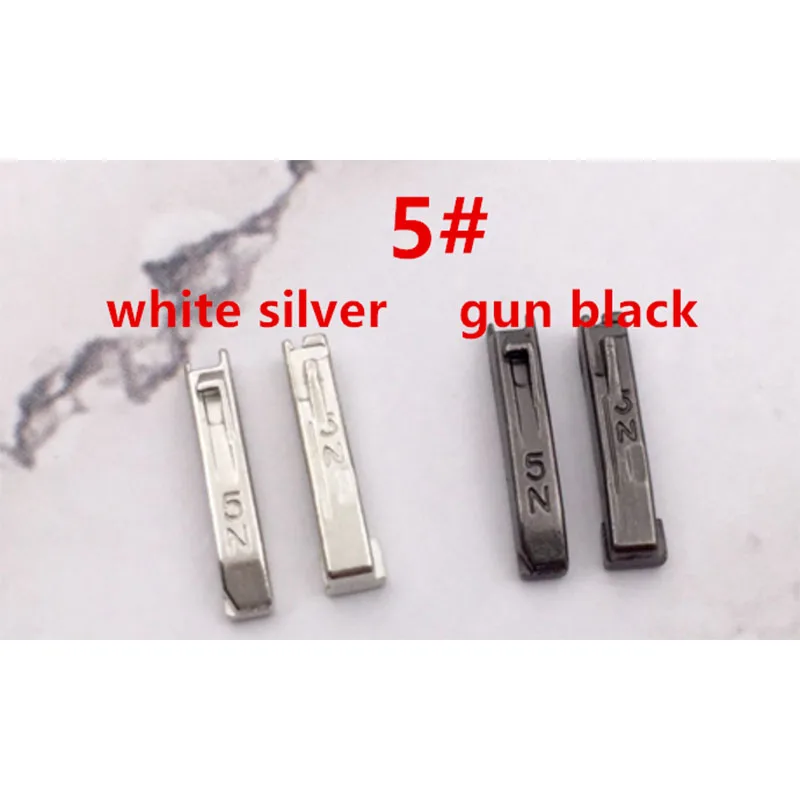 30 пар/лот 5 #8 #10 # серебристый черный смешанный левый правый вставка застежка молния пробка для двух открытых