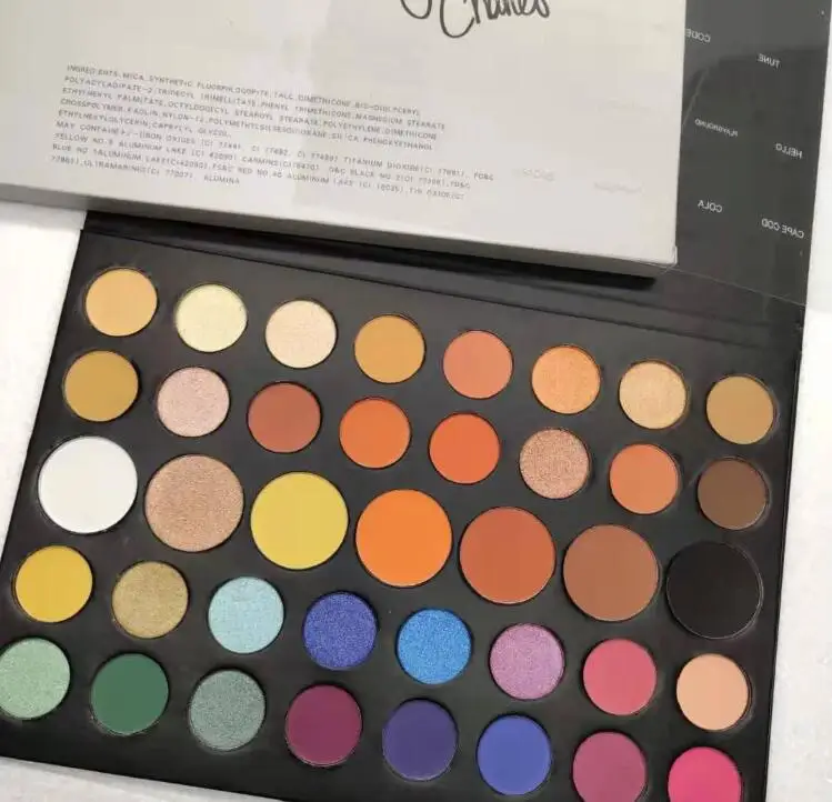 Палетка для макияжа James Charles Eye 39 цветов тени век художественных теней
