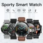 Спортивные мужские Смарт-часы с измерением температуры и пульса, 1,28 дюйма, IP68, водонепроницаемые