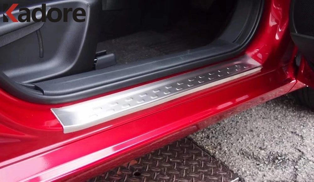 Накладка на порог из нержавеющей стали для Mazda 2 DEMIO DJ Hatchback 2014 2015 2016 2017 2018 |