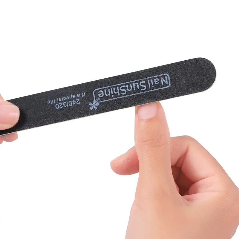 Ультратонкая деревянная фишка пилка для ногтей двусторонняя пилочка Полировка 5