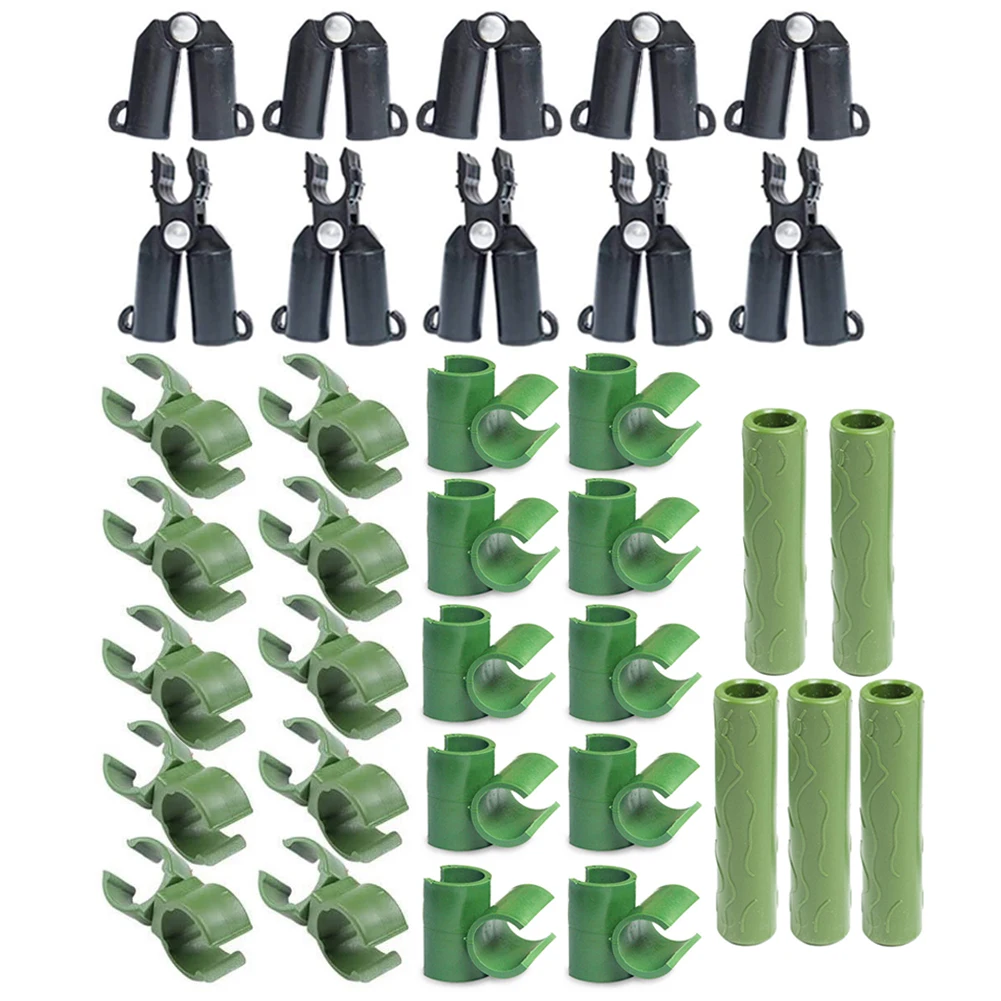 

Connecting Joint Cross-buckle Fixing Joints PP Plastic Bracket 30pcs 30PCS/SET Gardening Stakes Metal Steel Plant Supports