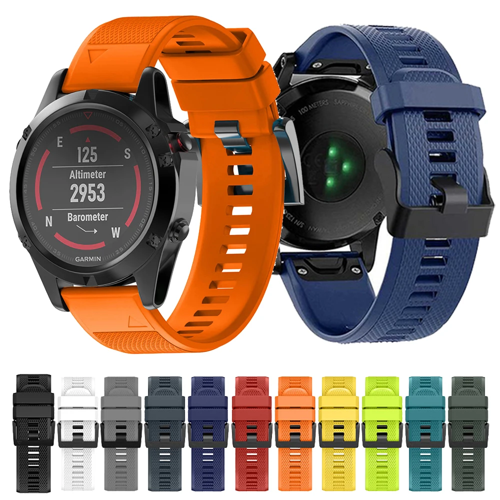 

Ремешок для наручных часов Garmin Fenix 6 Plus 6X Pro, быстросъемный браслет для Fenix 5 5X / Forerunner 935 945, 22 мм 26 мм