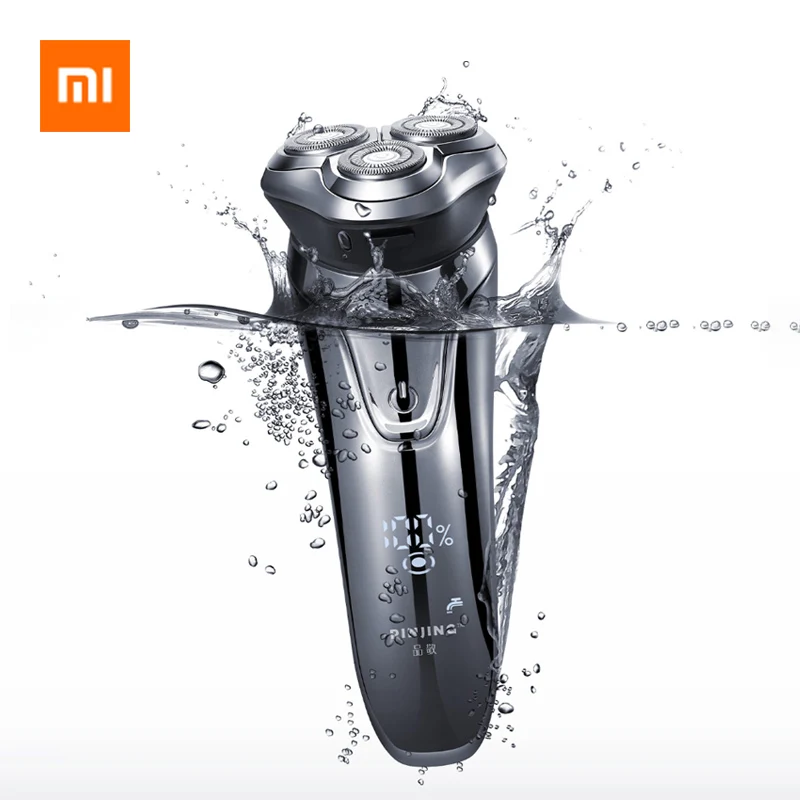 Xiaomi Mijia Soocas Pinjing Беспроводная 3D умная usb зарядка электрическая бритва IPX7 Водонепроницаемая блокирующая защита