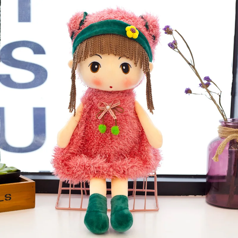 

Cute Doll Stuffed Toys For Girls Children Beautiful Cartoon Kawaii Baby Plush Toys Soft Toys Girls Birthday Christmas Gifts