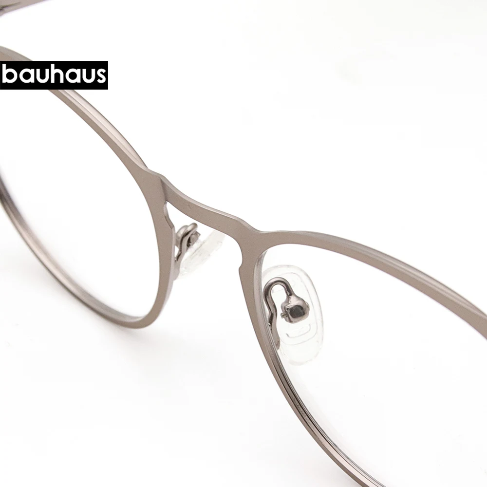 X106 bauhaus metal magnet frame glasses for man or woman