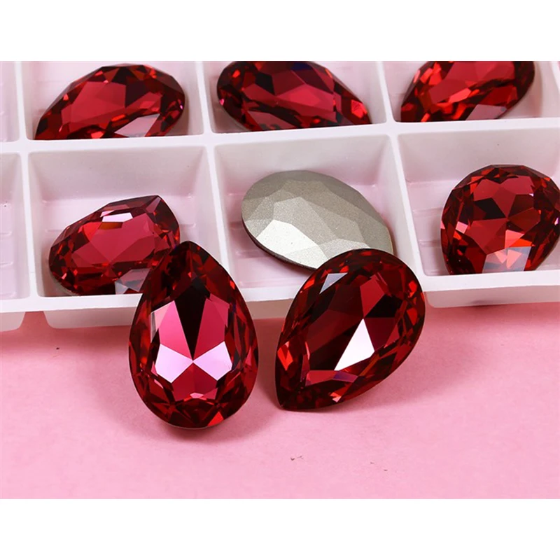 Каплеобразные острые драгоценные камни каплевидные Стразы для украшения нейл