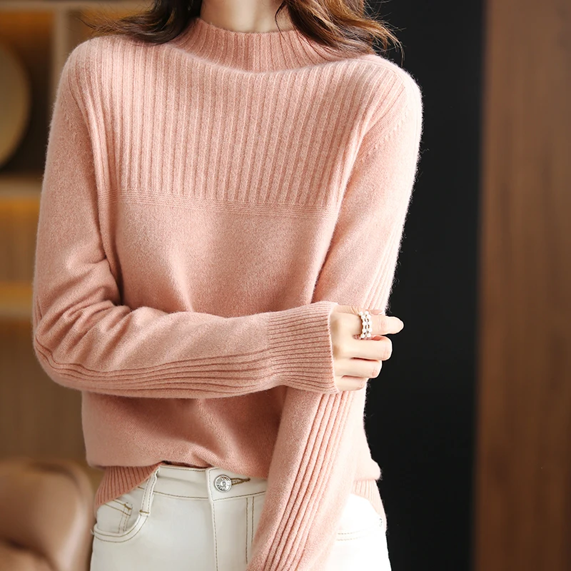 womens sweaters 2021 sweater women turtleneck pullover knitted new cashmere winter clothes | Женская одежда