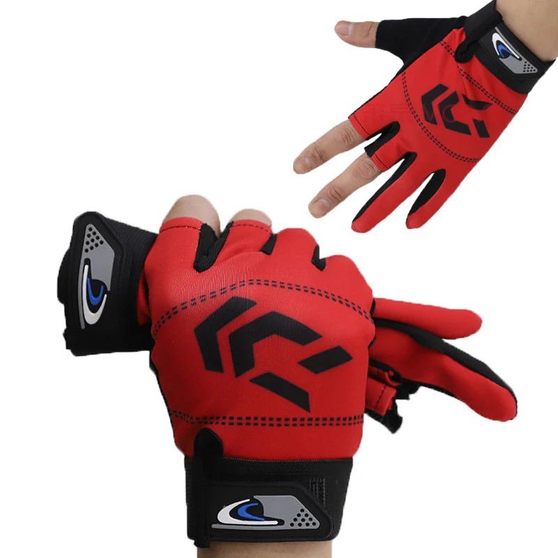 1 пара рыболовных перчаток для рыбалки на открытом воздухе водонепроницаемые