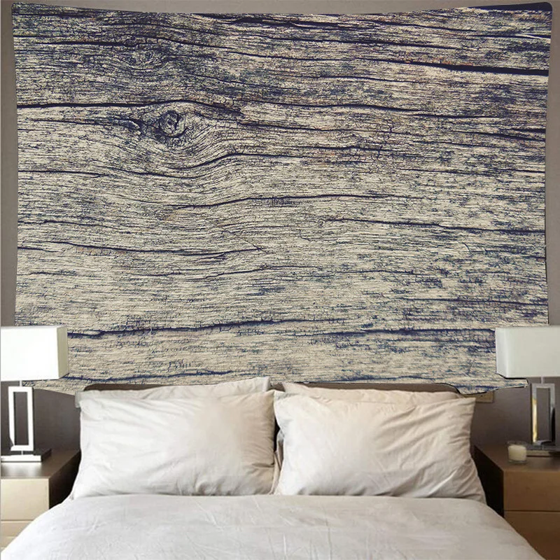 Деревянная текстура гобелен Большой Настенный Ковер Прямая поставка настенное