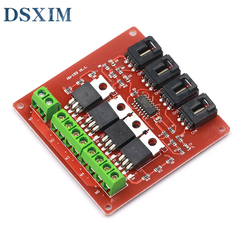 Четыре канала 4 маршрут MOSFET Кнопка IRF540 V4.0 + модуль коммутатора для