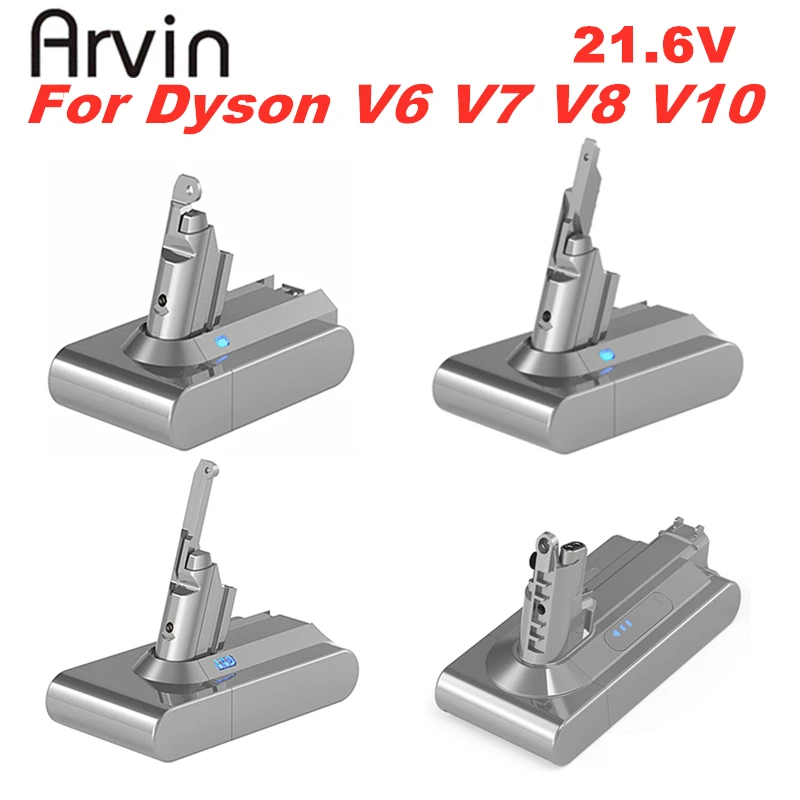 Перезаряжаемая батарея для пылесоса Dyson V6 V7 V8 V10 21 6 в 4000 мАч DC58 DC59 DC61 DC62 DC74 SV09 SV07