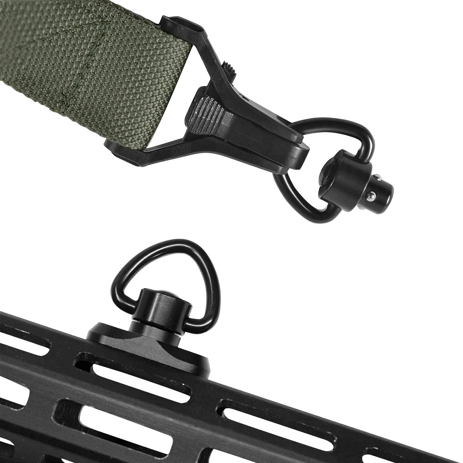 M-lok QD Sling Swivel Stud Mount Adapter для Mlok Rail Quick Release охотничьего оружия аксессуаров.