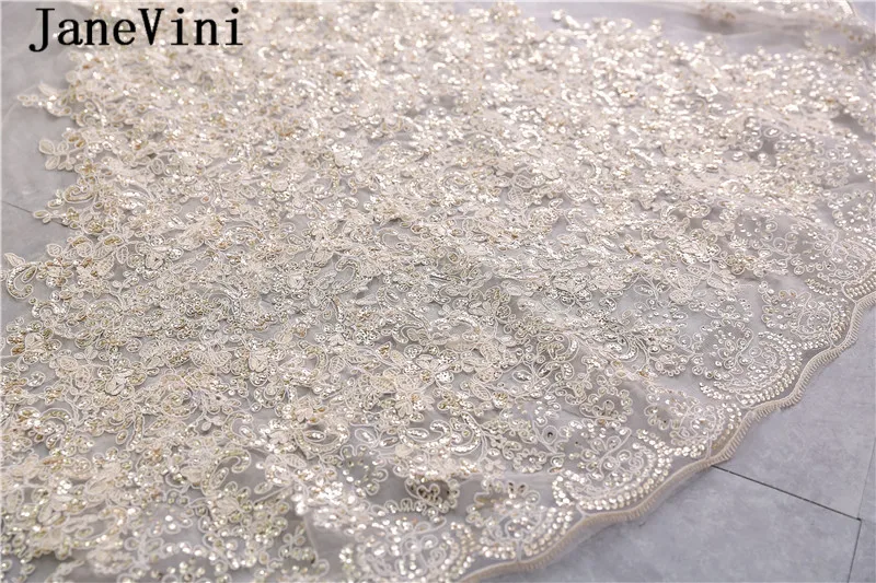 Элегантная фата-гребень цвета шампанского 3 метра | Свадьбы и торжества