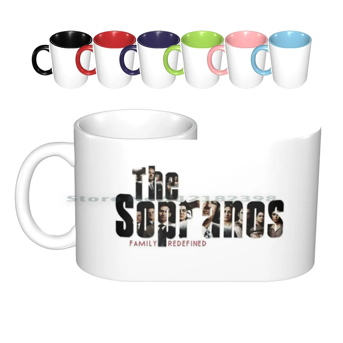 

The Sopranos-Family Redefined Ceramic Mugs Coffee Cups Milk Tea Mug The Sopranos Tony Soprano Gangster Tv Mafia Sopranos