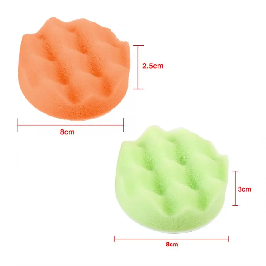 Набор полировальных насадок Qiilu губки для автомобиля аксессуары полировки 3