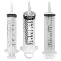 60ml100ml150ml reusable big large hydroponics plastic nutrient sterile health measuring syringe tools cat feeding accessories