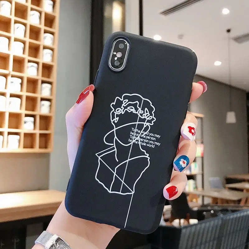 I14 Чехол для телефона YOUVEI для iPhone 5, 6, 6 S, 7, 7 Plus, 8, 8 Plus, X, XR, XS Max, милый силиконовый чехол с рисунком Луны, чехол для iPhone 7 - Цвет: I14