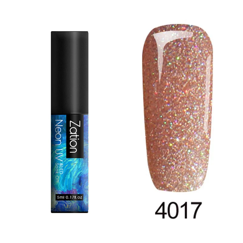 4017 Гель zation лак для ногтей для УФ-и светодиодной лампы Semi Vernis Перманентный Гель-лак Топ 5 мл неоновый лак для ногтей Полупостоянный верхний слой - Цвет: 4017