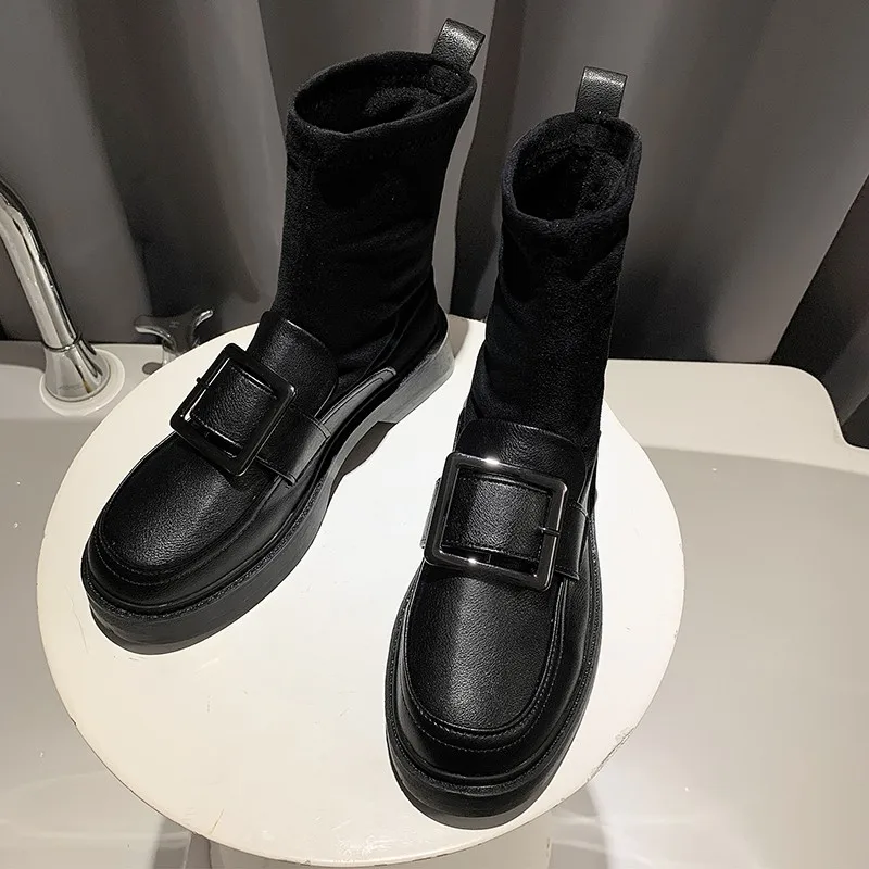 Детские ботинки в Корейском стиле Новинка 2020 года Модные бархатные