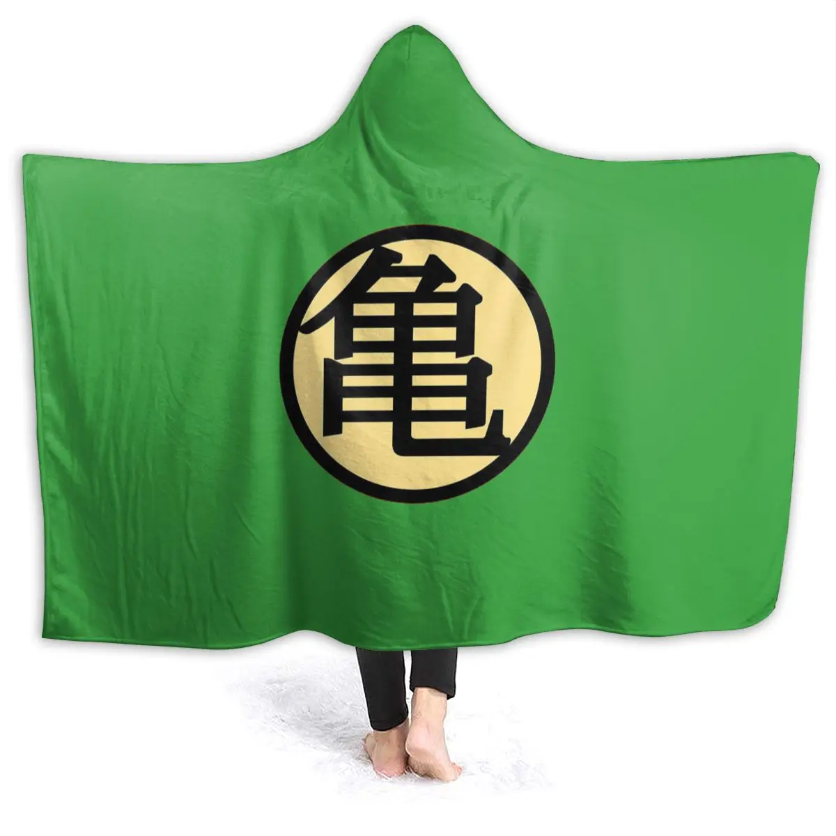 

wearable warm flannel Kame Hooded Blanket Anime Manga blankets for airplane travel Bedspread Wrap