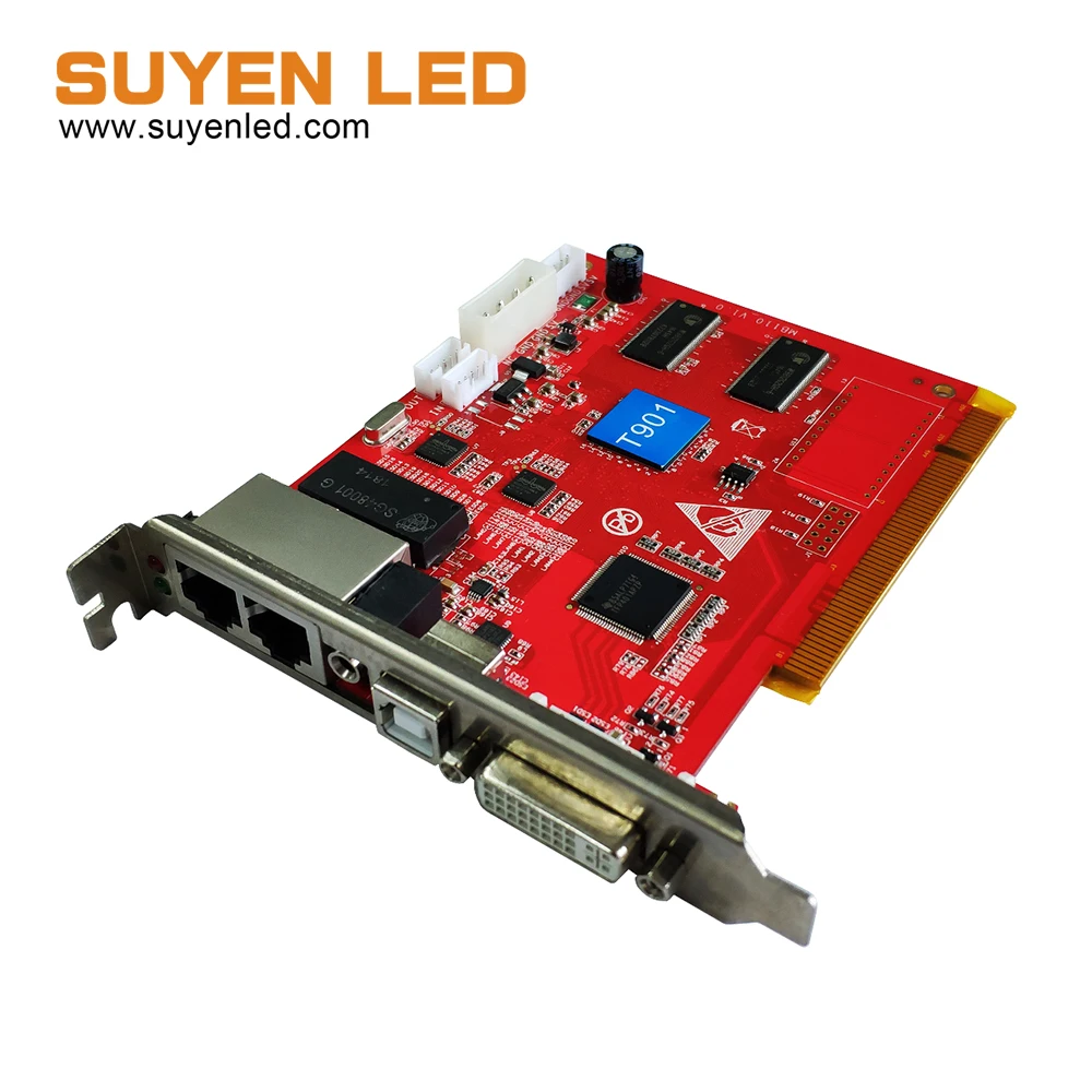 Best Price Huidu T901 Full Color Synchronous LED Sender Sending Card HD-T901 | Электронные компоненты и