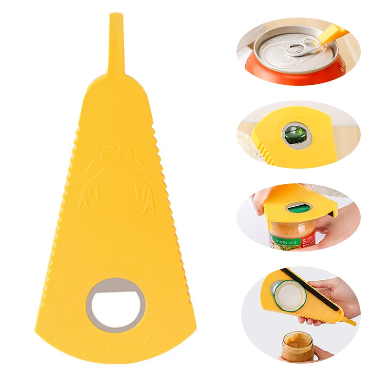 

Drop shipping agent Wholesale Logistics China Freight Creative silica gel multifunction save labour anti skid Zipper can opener