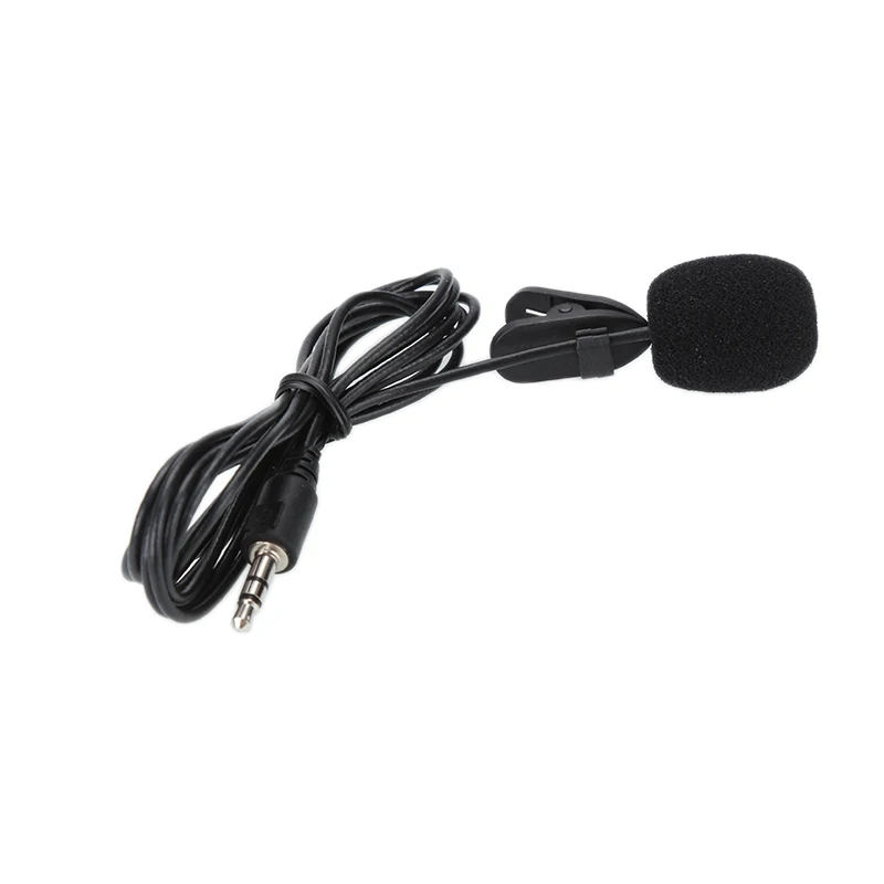 External Clip-on Lapel Lavalier Microphone 3.5mm Jack For SmartPhone Recording PC Omnidirectional Condenser Mic Phone 1.5m Micro