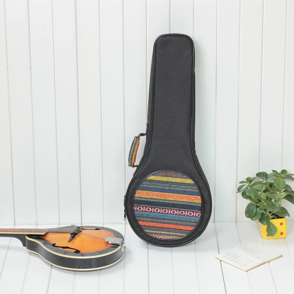

Mandolin Bag Handbag Carrying Case with Adjustable Shoulderbag Backpack Storage