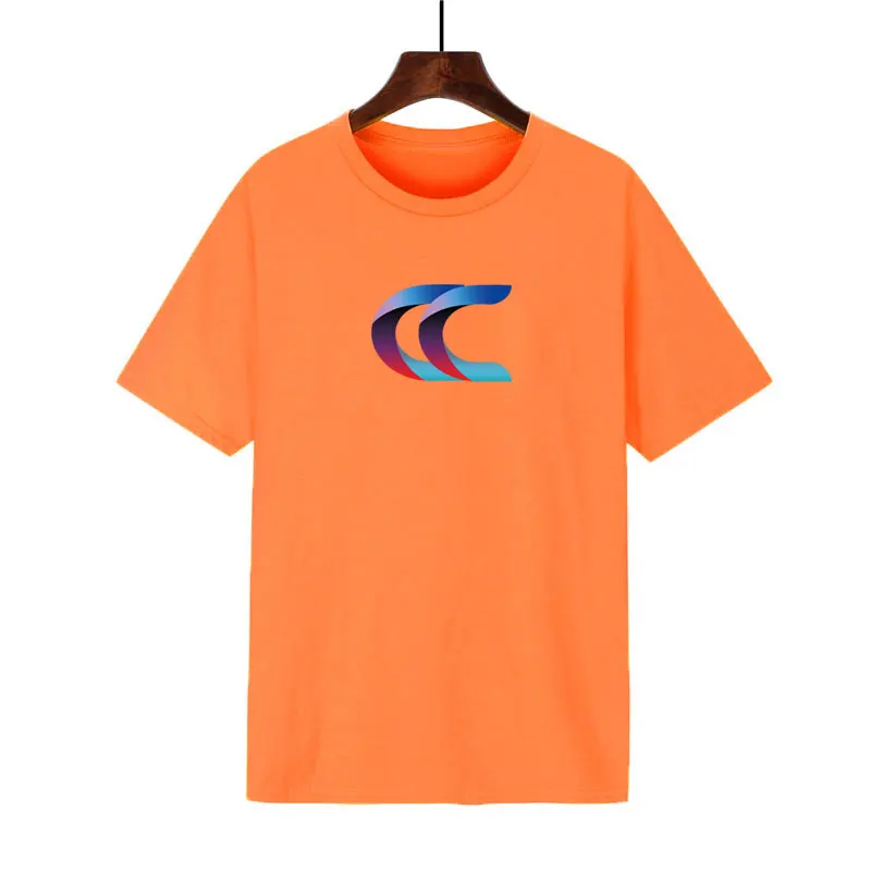 

Summer 2021 Fashion Men's And Women's T-shirt Short-sleeved High-quality Cotton Round Neck Tshirt Short-sleved Top