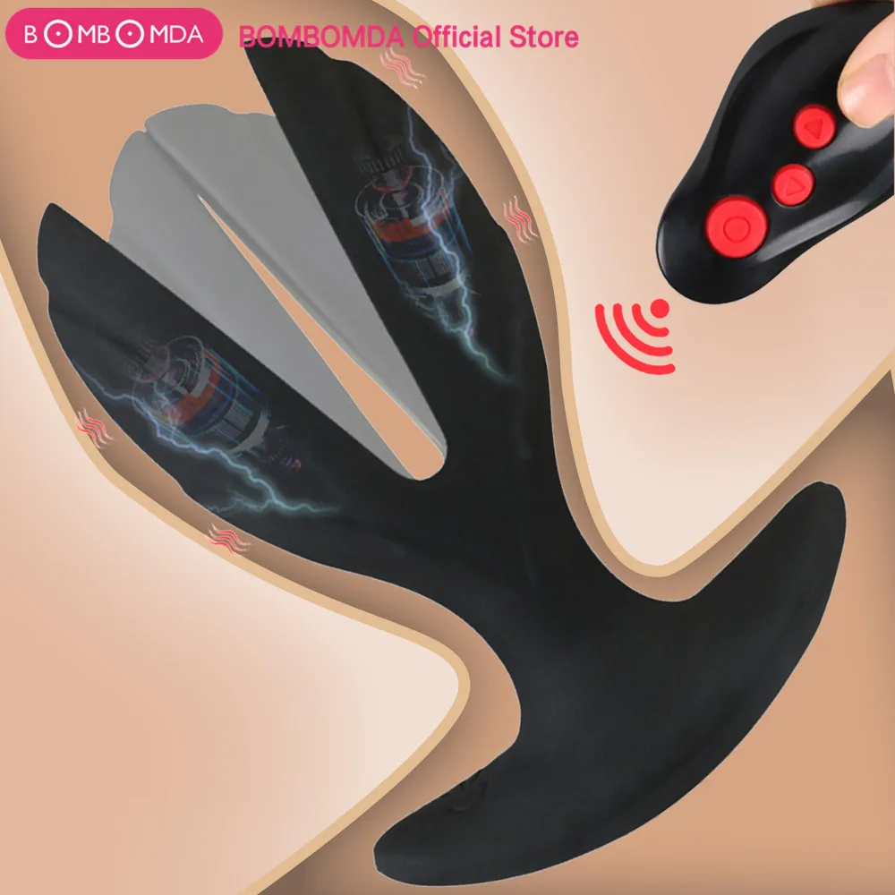 Электрический шок мужской массажер простаты носимый Анальная пробка вибратор