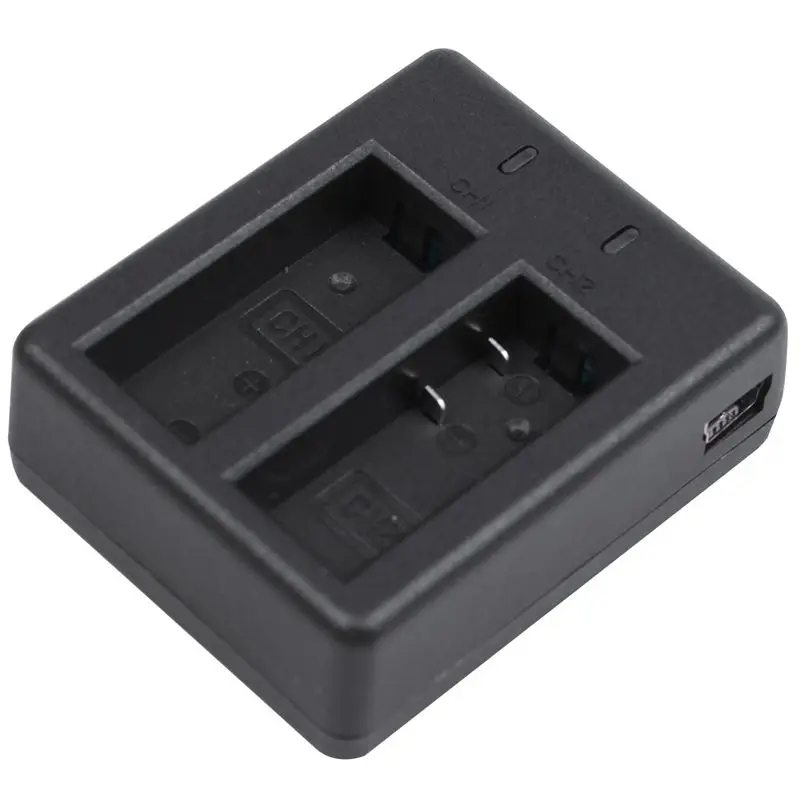 2 pieces of 3.7 v 900 mah battery + dual charger for sjcam sj4000 sj5000 sj6000 sj 4000 5000 camera accessories | Электроника