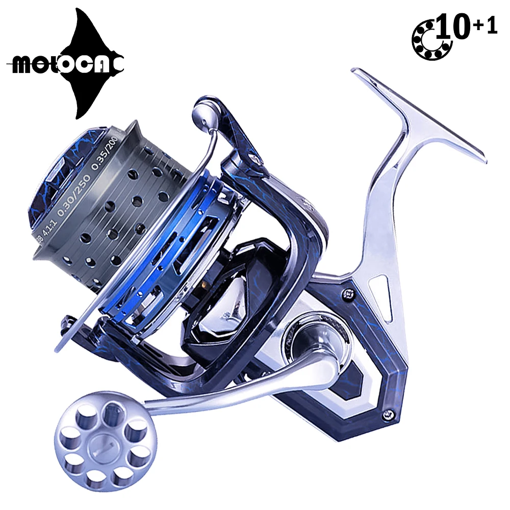 Катушка рыболовная металлическая для спиннинга макс. нагрузка 15 кг 10 + 1