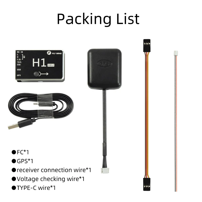 Flywing H1 Heli автопилот Контроллер полета Радиоуправляемый вертолет система