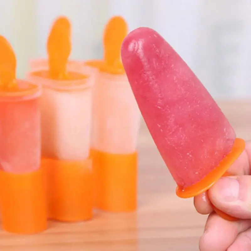 Форма для мороженого с крышкой палкой коробка Фруктового изготовления льда DIY