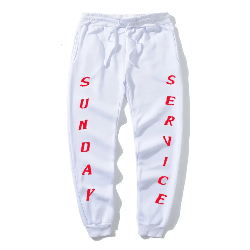 Kanye Kim Sunday Service CPFM.XYZ track pants women's men's 1: 1 hip-hop street clothing autumn and winter casual jogging | Мужская
