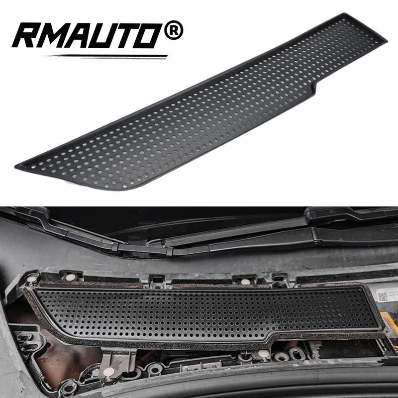 

RMAUTO Car Air Flow Vent Protection Frame Cover Air Intake Filter Moulding Protector For Tesla Model 3 2017-2019 Car Accessories