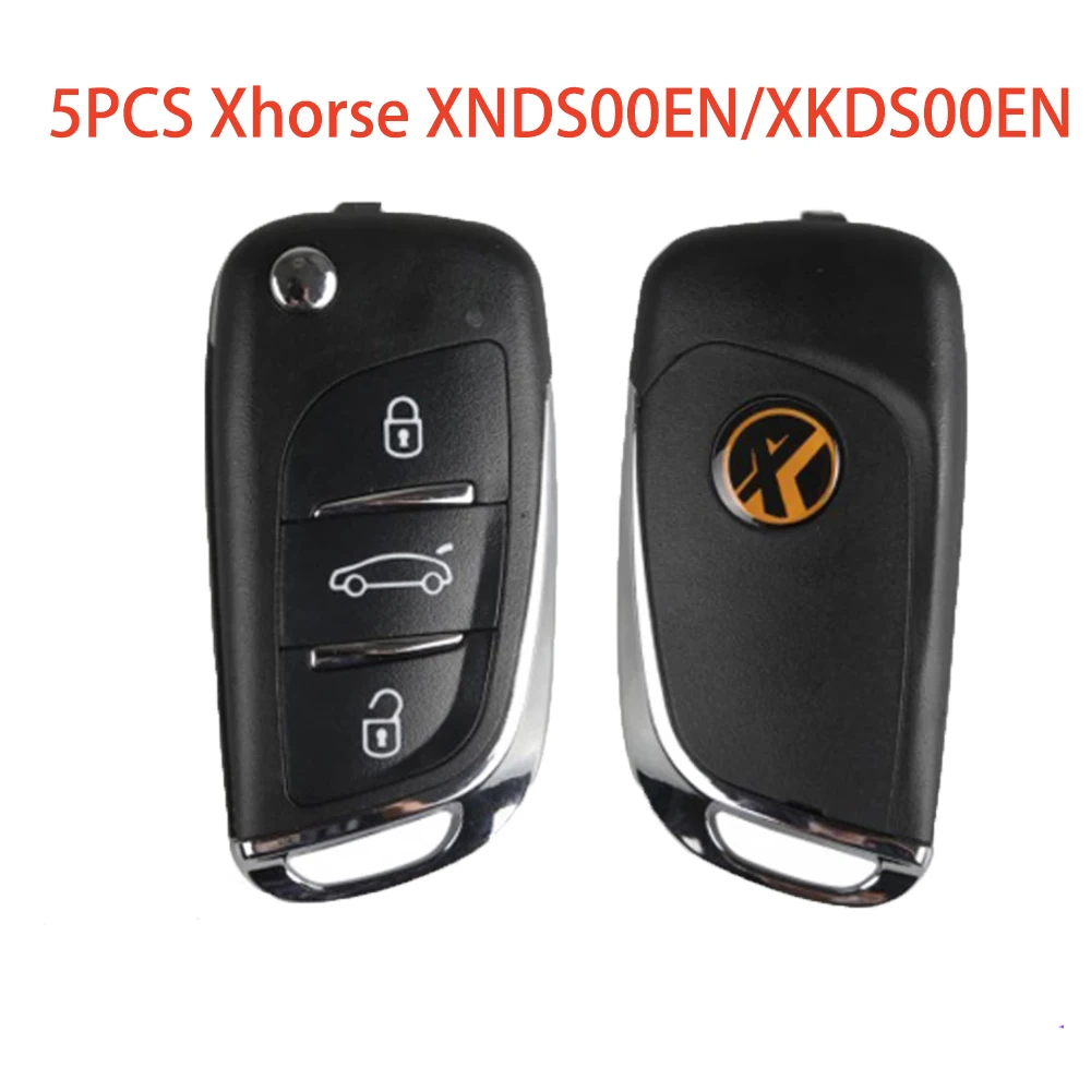 5pcs/lot Xhorse XNDS00EN/XKDS00EN X002 Wire/Wireless Remote Smart Control Car Key R3 Buttons For DS Type Xhorse VVDI2 Key Tool