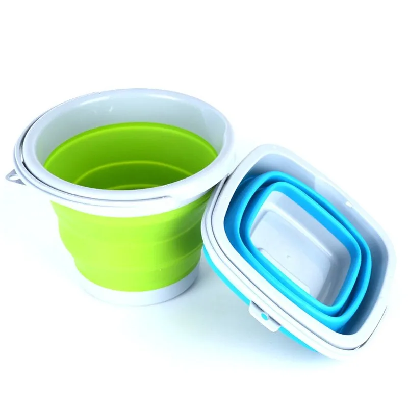 Складное ведро портативное складное для мойки автомобилей рыболовное художественная ручка приманка