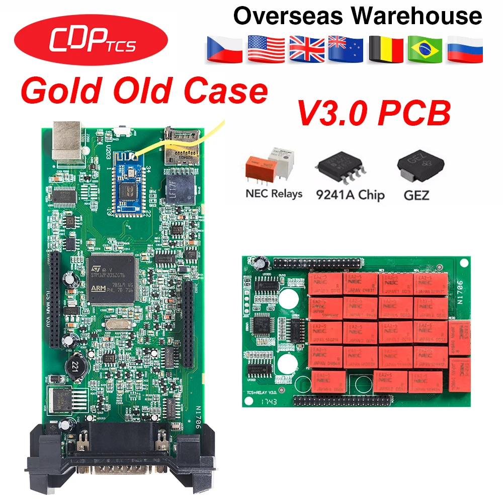 Золотой CDP TCS CDP Pro OBD2 Bluetooth R3 keygen,00 keygen для автомобилей/грузовиков OBD2 диагностический инструмент obd2 считыватель кодеров как MVD