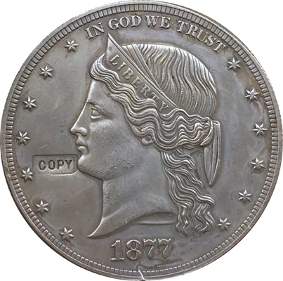 Копия монеты США 1 доллар 1877 | Дом и сад