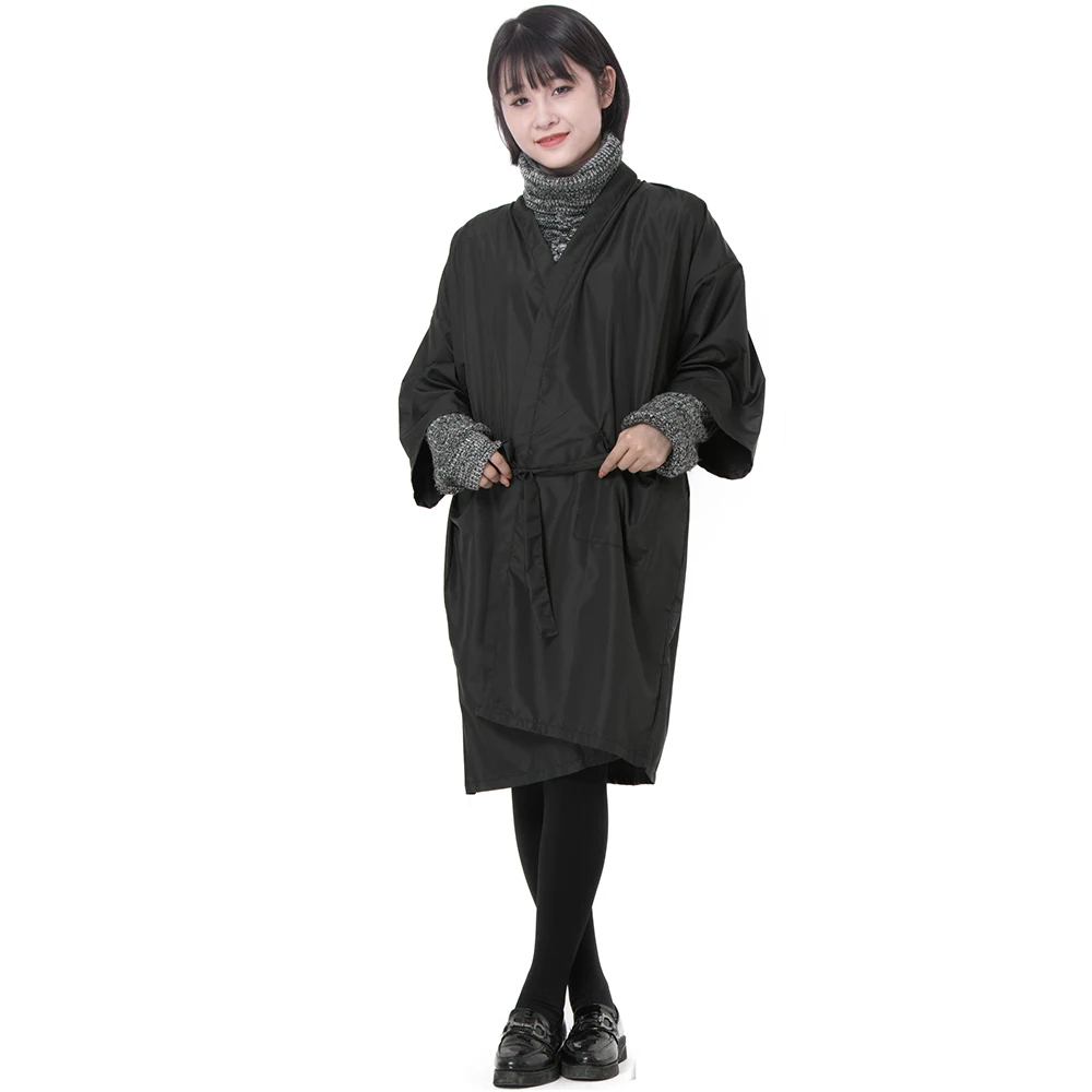 Professional Unisex Salon Hairdressing Robe Gown High Quality Polyester Barber Kimono For Haircut Universal Size Adult Cape | Красота и